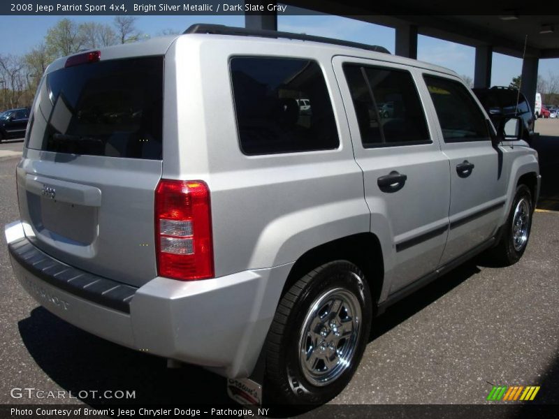 Bright Silver Metallic / Dark Slate Gray 2008 Jeep Patriot Sport 4x4