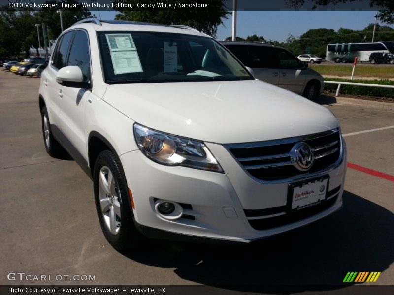 Candy White / Sandstone 2010 Volkswagen Tiguan Wolfsburg Edition