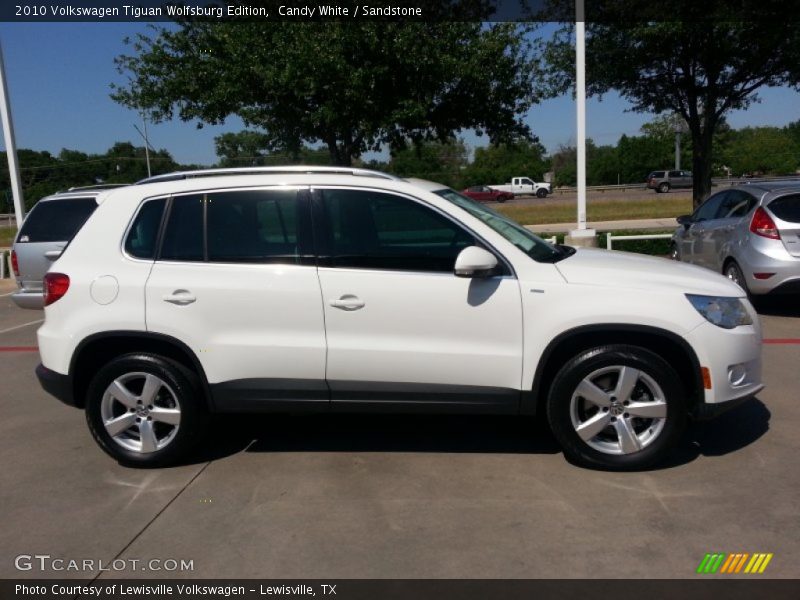 Candy White / Sandstone 2010 Volkswagen Tiguan Wolfsburg Edition