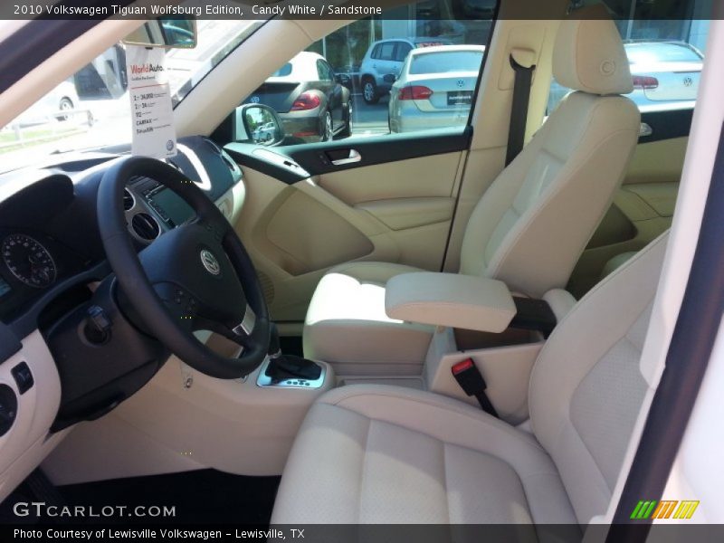 Candy White / Sandstone 2010 Volkswagen Tiguan Wolfsburg Edition