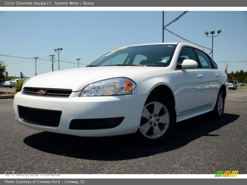 Summit White / Ebony 2010 Chevrolet Impala LT