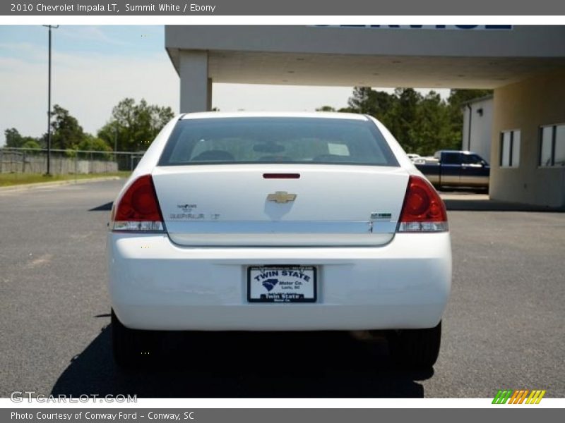 Summit White / Ebony 2010 Chevrolet Impala LT