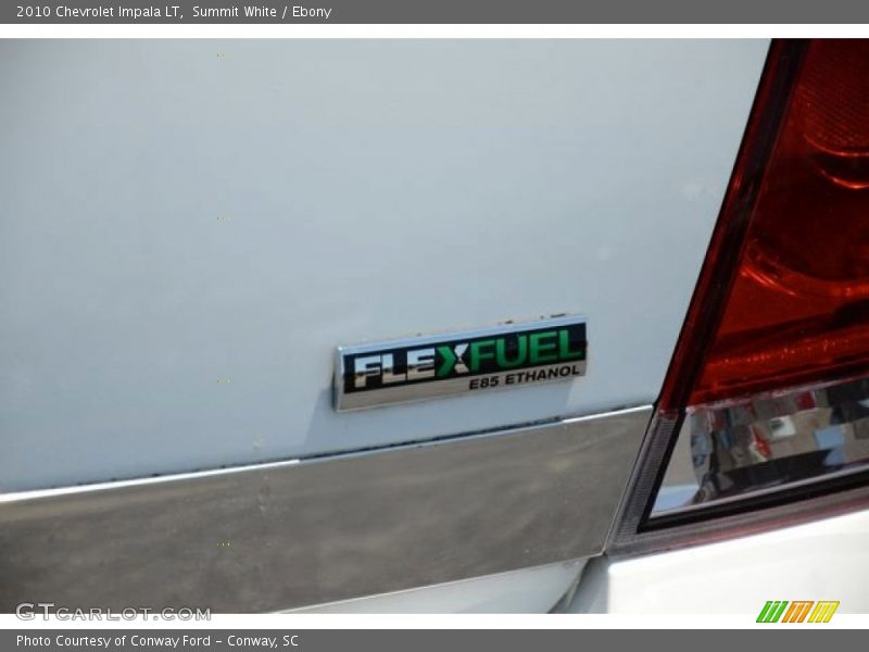 Summit White / Ebony 2010 Chevrolet Impala LT