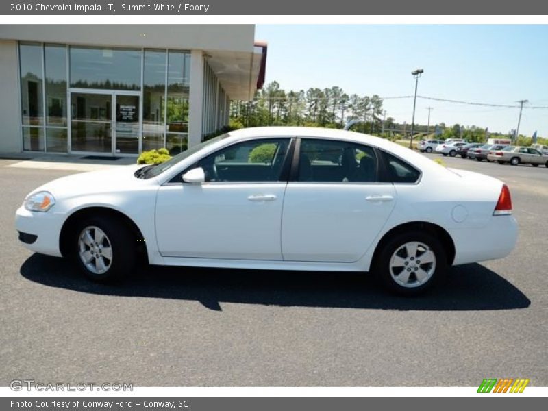 Summit White / Ebony 2010 Chevrolet Impala LT