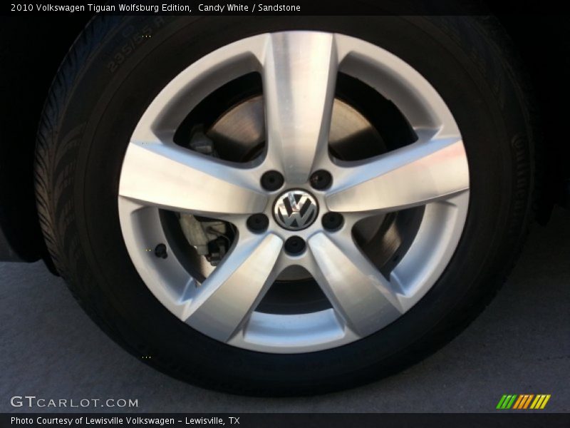 Candy White / Sandstone 2010 Volkswagen Tiguan Wolfsburg Edition