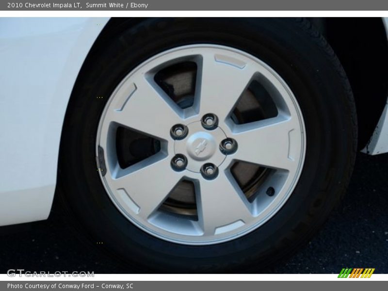 Summit White / Ebony 2010 Chevrolet Impala LT