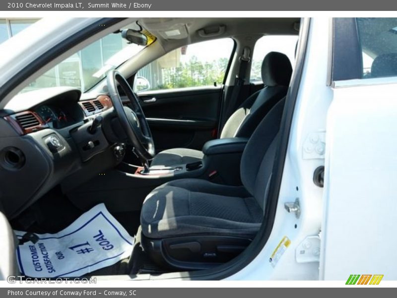 Summit White / Ebony 2010 Chevrolet Impala LT
