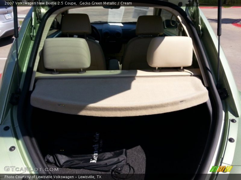 Gecko Green Metallic / Cream 2007 Volkswagen New Beetle 2.5 Coupe