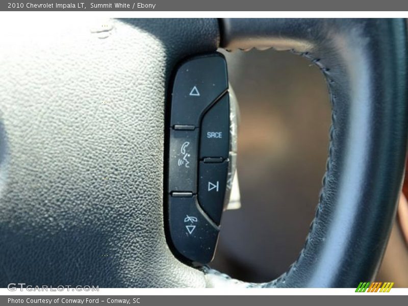 Summit White / Ebony 2010 Chevrolet Impala LT