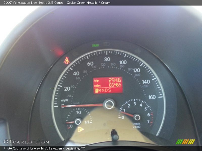 Gecko Green Metallic / Cream 2007 Volkswagen New Beetle 2.5 Coupe