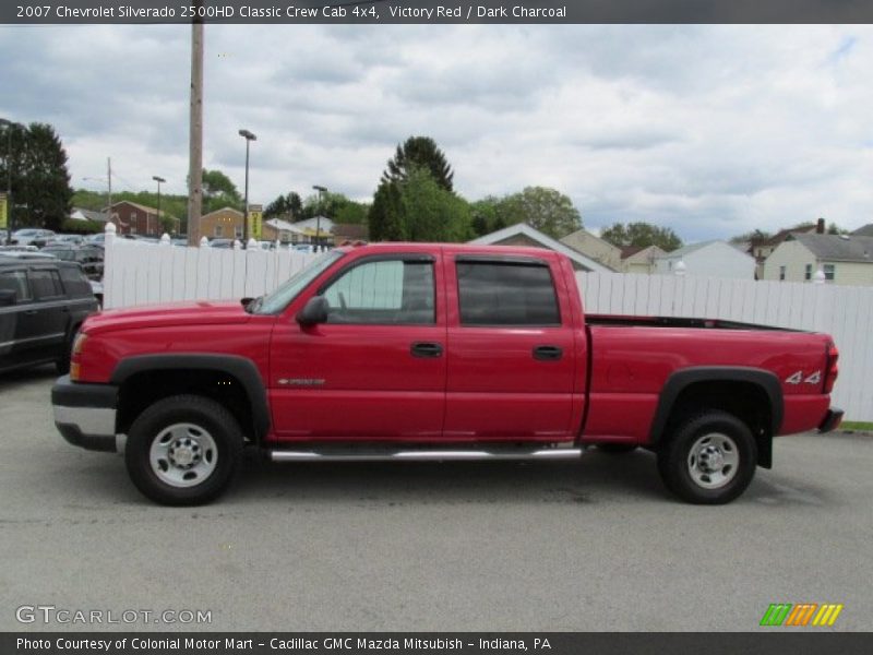 Victory Red / Dark Charcoal 2007 Chevrolet Silverado 2500HD Classic Crew Cab 4x4