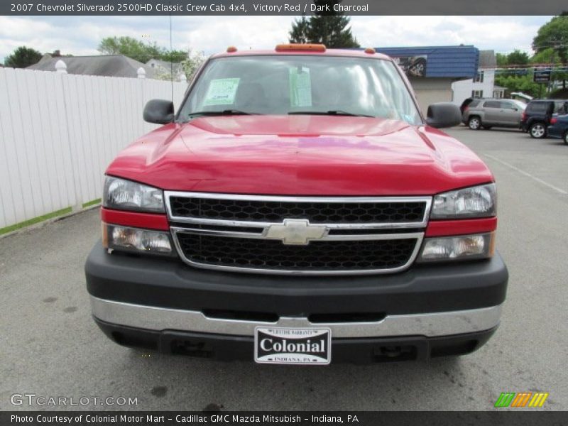 Victory Red / Dark Charcoal 2007 Chevrolet Silverado 2500HD Classic Crew Cab 4x4