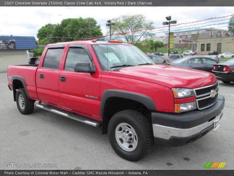 Victory Red / Dark Charcoal 2007 Chevrolet Silverado 2500HD Classic Crew Cab 4x4