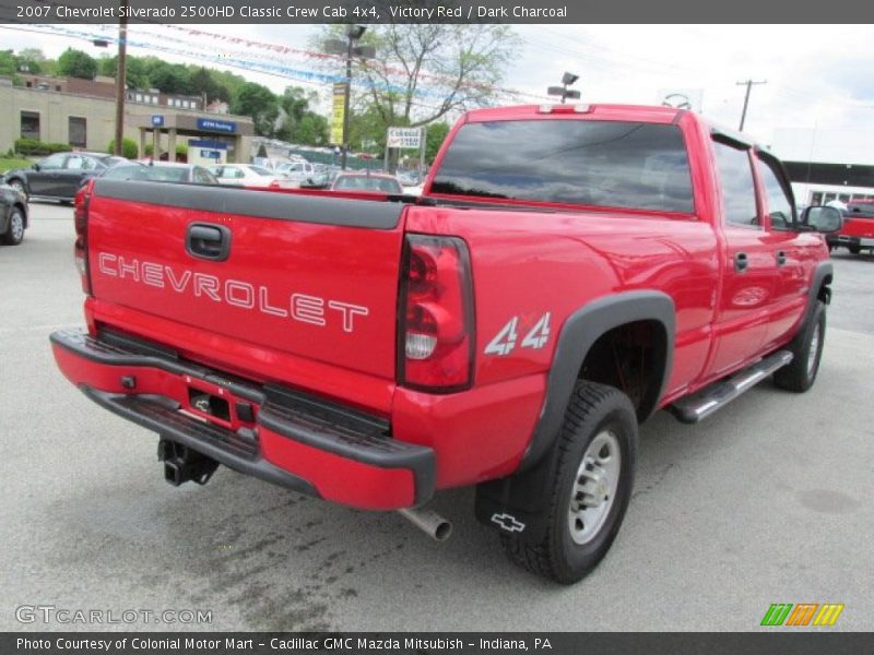 Victory Red / Dark Charcoal 2007 Chevrolet Silverado 2500HD Classic Crew Cab 4x4