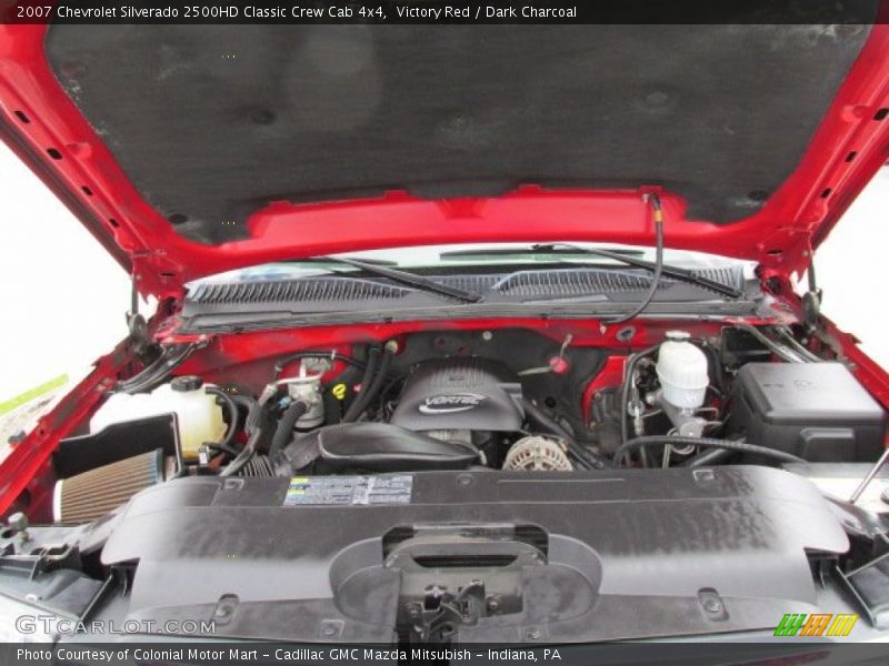 Victory Red / Dark Charcoal 2007 Chevrolet Silverado 2500HD Classic Crew Cab 4x4