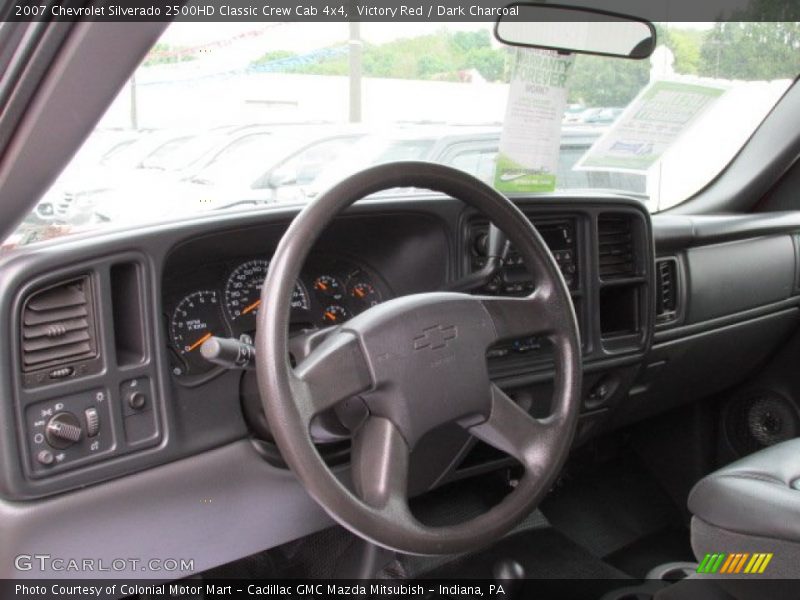 Victory Red / Dark Charcoal 2007 Chevrolet Silverado 2500HD Classic Crew Cab 4x4