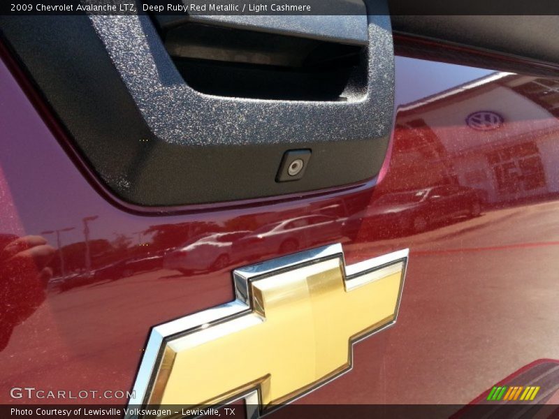 Deep Ruby Red Metallic / Light Cashmere 2009 Chevrolet Avalanche LTZ