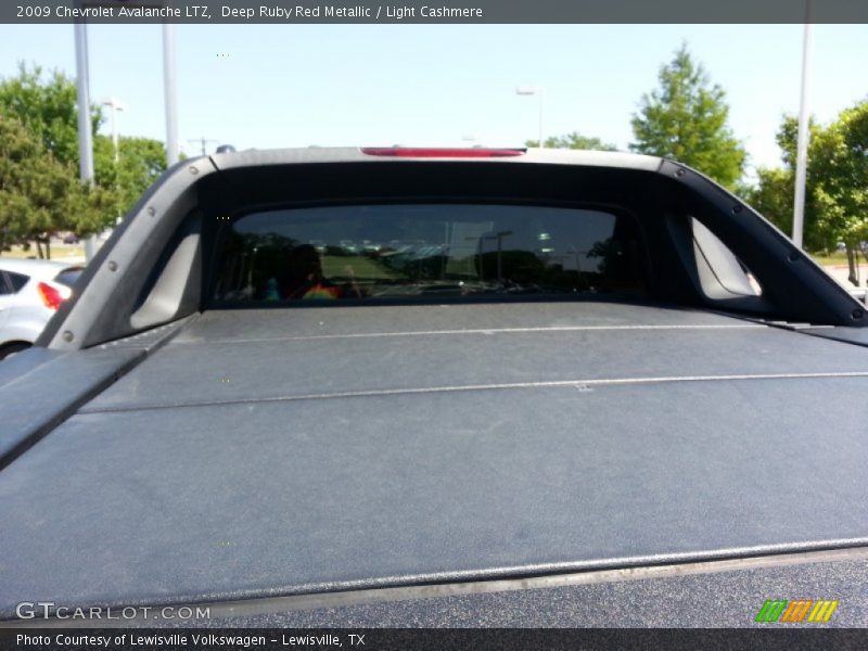 Deep Ruby Red Metallic / Light Cashmere 2009 Chevrolet Avalanche LTZ