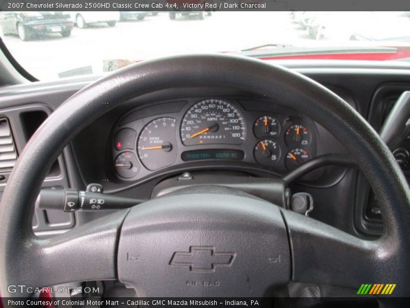 Victory Red / Dark Charcoal 2007 Chevrolet Silverado 2500HD Classic Crew Cab 4x4