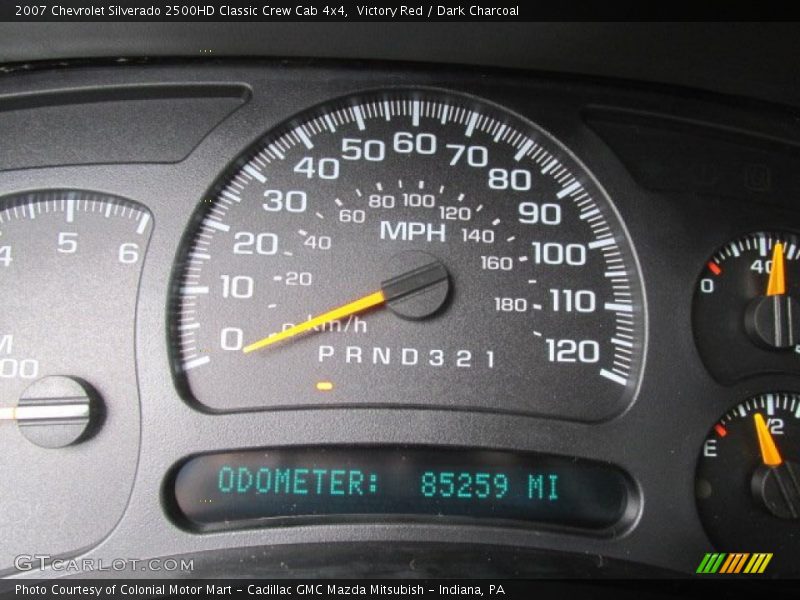 Victory Red / Dark Charcoal 2007 Chevrolet Silverado 2500HD Classic Crew Cab 4x4