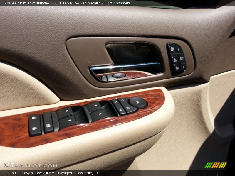 Deep Ruby Red Metallic / Light Cashmere 2009 Chevrolet Avalanche LTZ