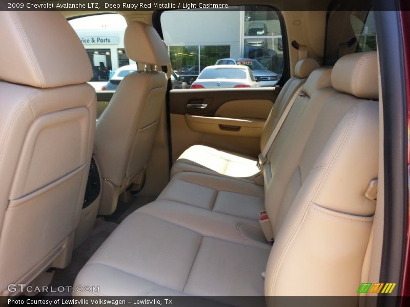 Deep Ruby Red Metallic / Light Cashmere 2009 Chevrolet Avalanche LTZ