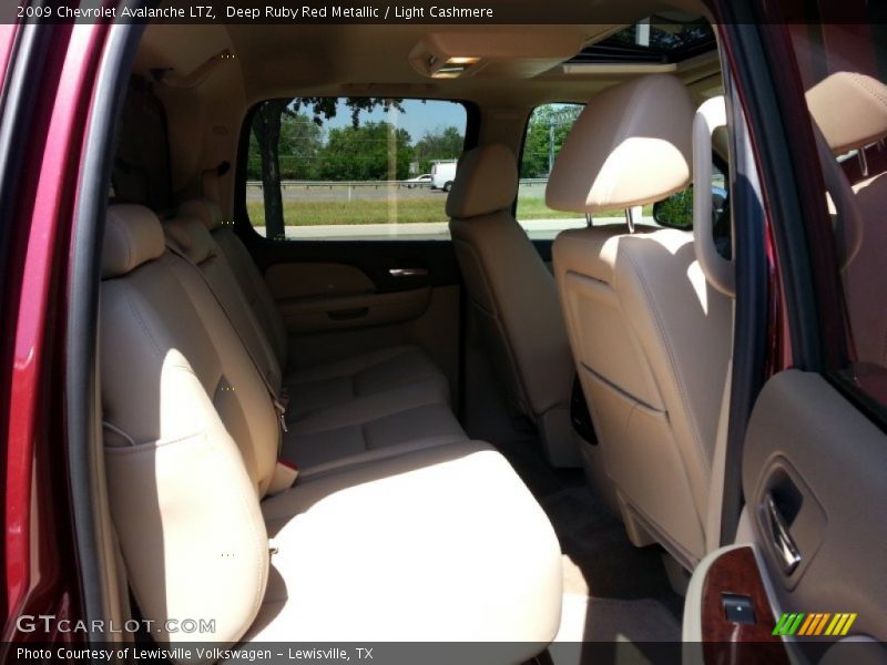 Deep Ruby Red Metallic / Light Cashmere 2009 Chevrolet Avalanche LTZ