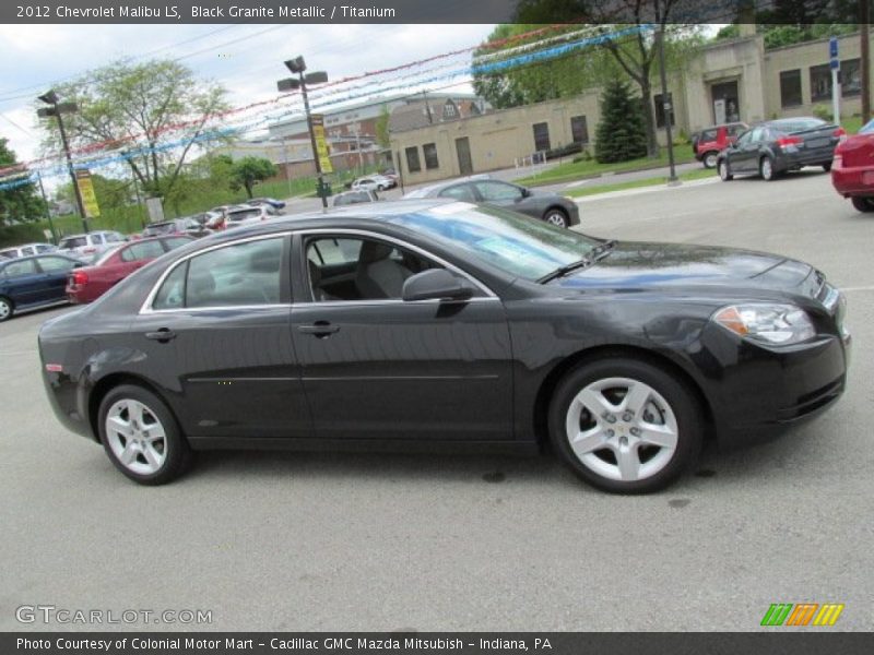 Black Granite Metallic / Titanium 2012 Chevrolet Malibu LS