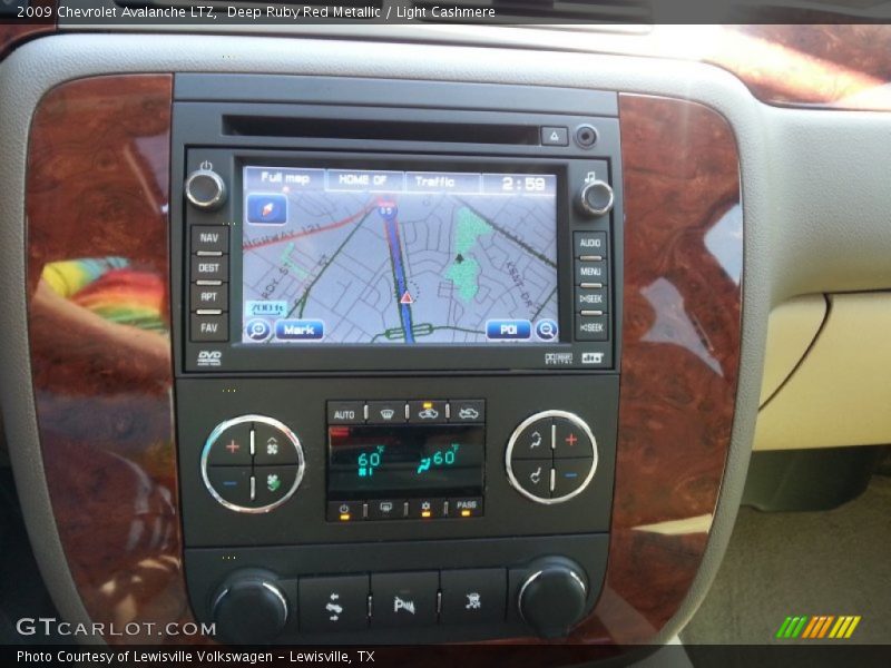 Navigation of 2009 Avalanche LTZ