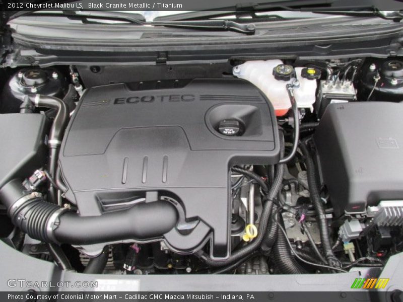 Black Granite Metallic / Titanium 2012 Chevrolet Malibu LS