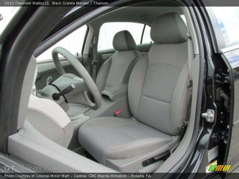 Black Granite Metallic / Titanium 2012 Chevrolet Malibu LS