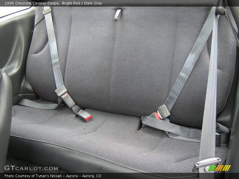 Bright Red / Dark Gray 1996 Chevrolet Cavalier Coupe
