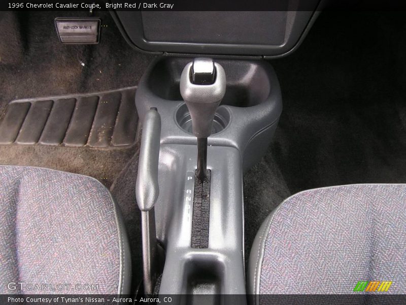 Bright Red / Dark Gray 1996 Chevrolet Cavalier Coupe