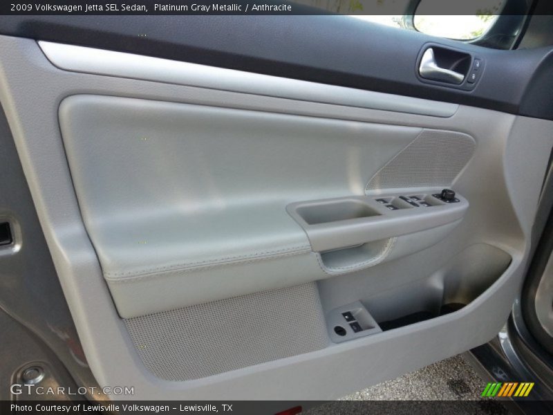 Platinum Gray Metallic / Anthracite 2009 Volkswagen Jetta SEL Sedan