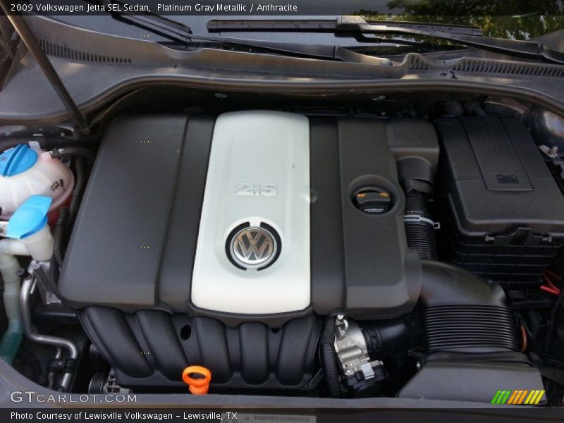 Platinum Gray Metallic / Anthracite 2009 Volkswagen Jetta SEL Sedan