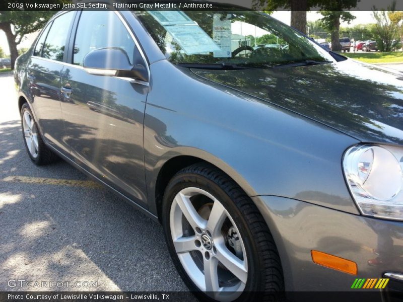 Platinum Gray Metallic / Anthracite 2009 Volkswagen Jetta SEL Sedan