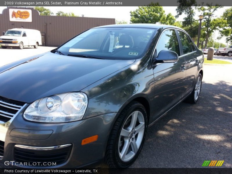 Platinum Gray Metallic / Anthracite 2009 Volkswagen Jetta SEL Sedan