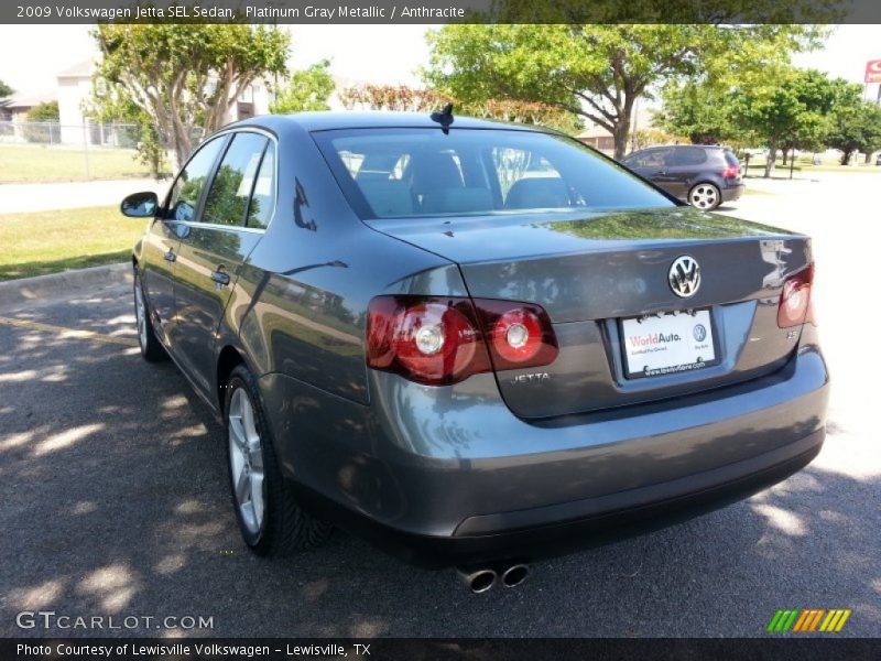 Platinum Gray Metallic / Anthracite 2009 Volkswagen Jetta SEL Sedan