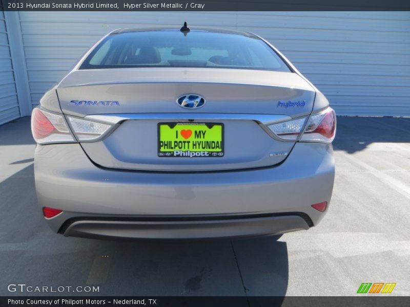 Hyper Silver Metallic / Gray 2013 Hyundai Sonata Hybrid Limited