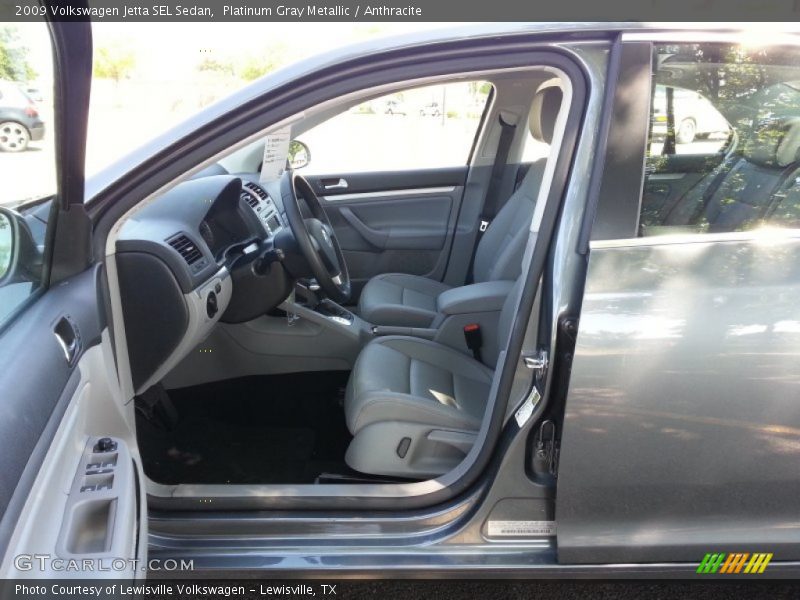 Platinum Gray Metallic / Anthracite 2009 Volkswagen Jetta SEL Sedan
