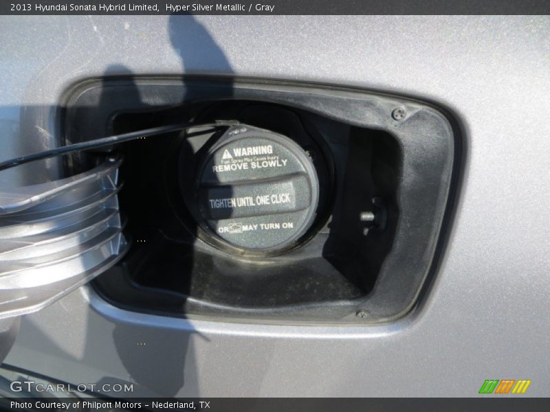 Hyper Silver Metallic / Gray 2013 Hyundai Sonata Hybrid Limited