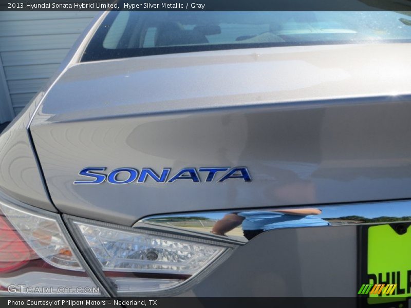 Hyper Silver Metallic / Gray 2013 Hyundai Sonata Hybrid Limited