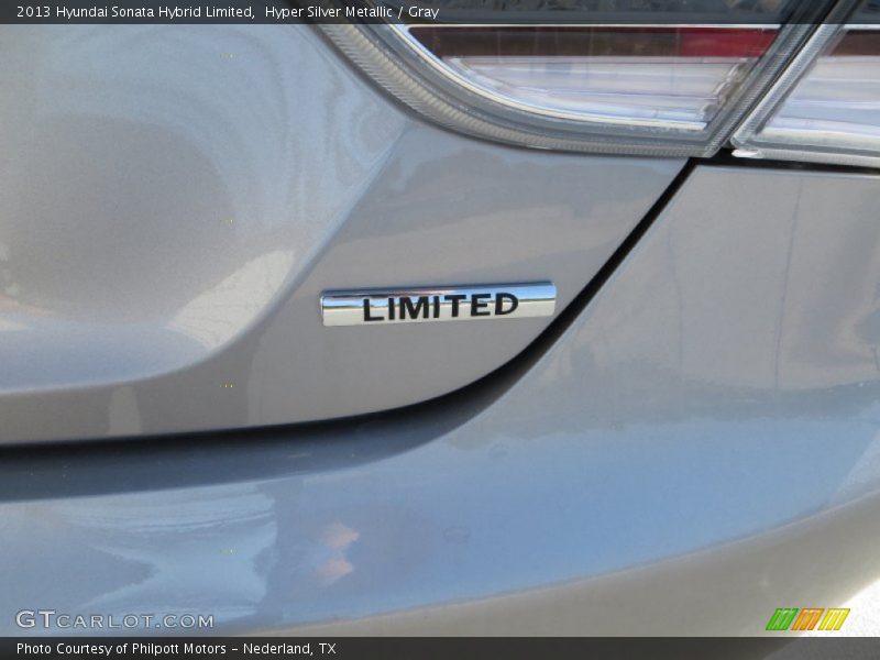 Hyper Silver Metallic / Gray 2013 Hyundai Sonata Hybrid Limited