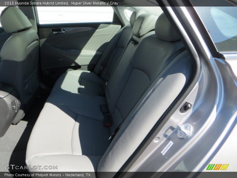 Hyper Silver Metallic / Gray 2013 Hyundai Sonata Hybrid Limited