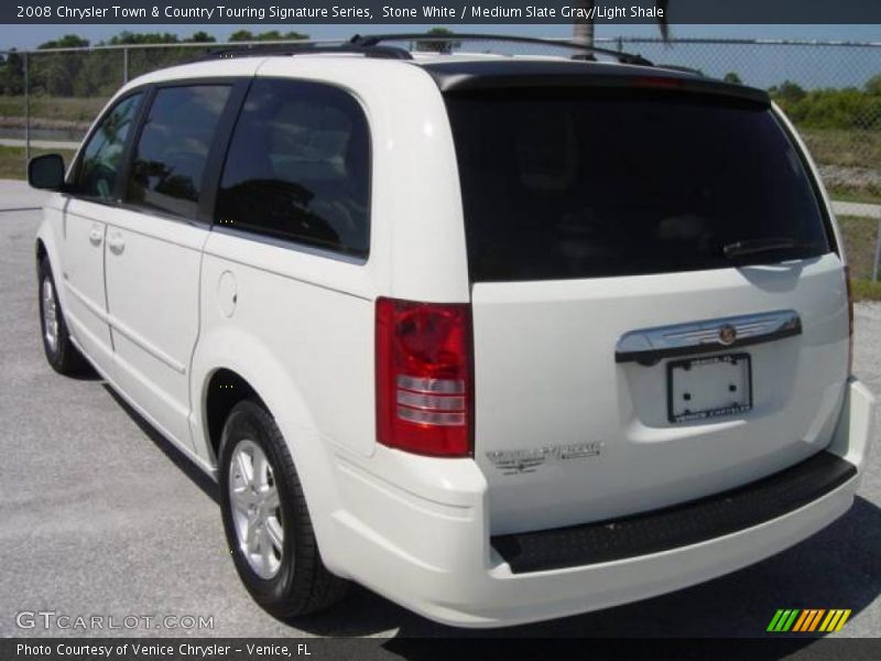 Stone White / Medium Slate Gray/Light Shale 2008 Chrysler Town & Country Touring Signature Series