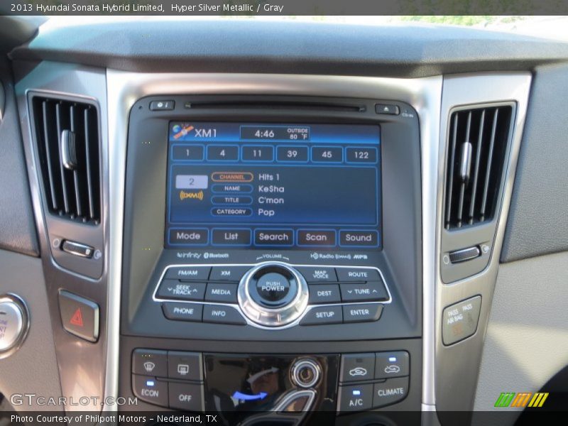 Controls of 2013 Sonata Hybrid Limited