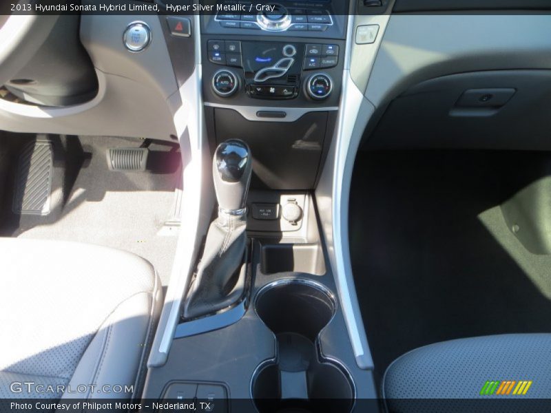 Hyper Silver Metallic / Gray 2013 Hyundai Sonata Hybrid Limited