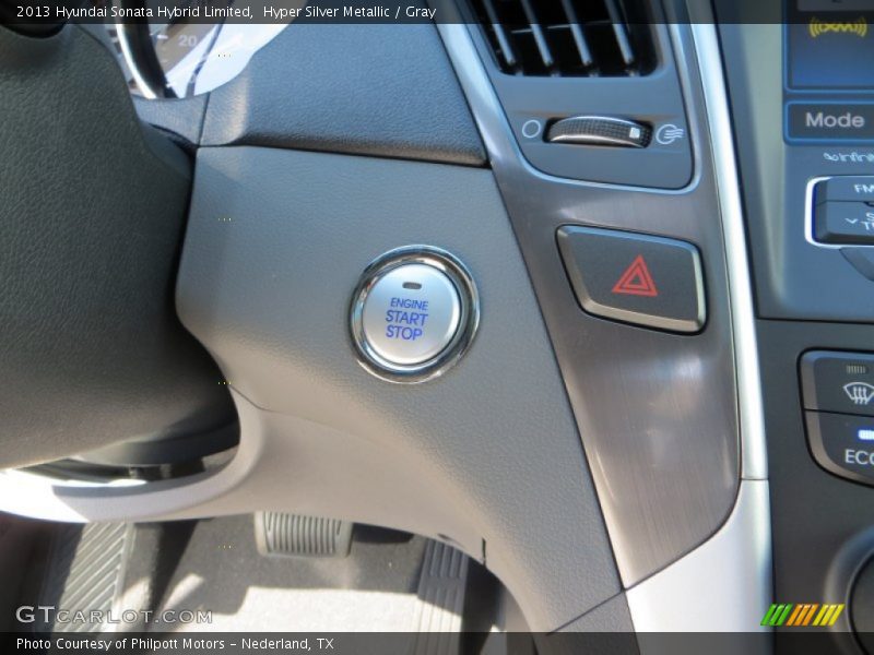 Hyper Silver Metallic / Gray 2013 Hyundai Sonata Hybrid Limited