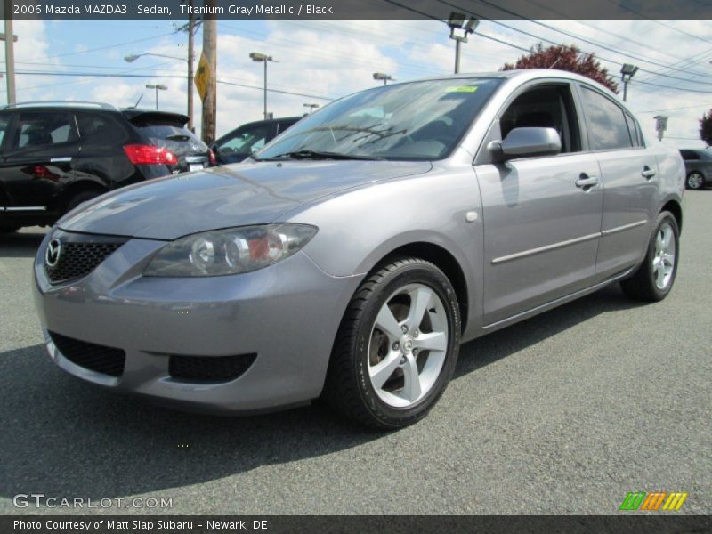 Titanium Gray Metallic / Black 2006 Mazda MAZDA3 i Sedan