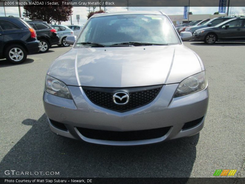 Titanium Gray Metallic / Black 2006 Mazda MAZDA3 i Sedan